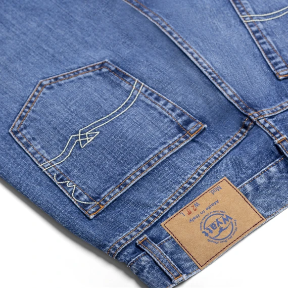 Wyatt Virginia Women's Vintage Medium Light Wash Jeans Wyatt
