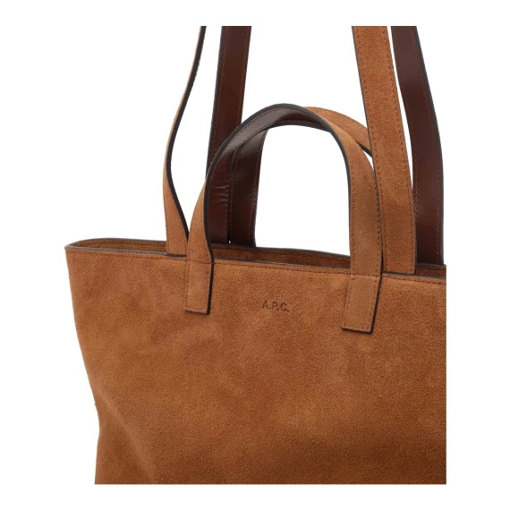 Borsa a spalla beige Le Drummer A.P.C.