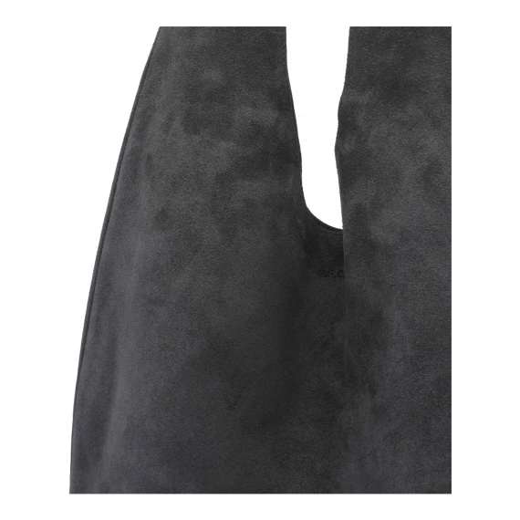 Borsa a spalla Le Neige in pelle scamosciata grigio ardesia A.P.C.