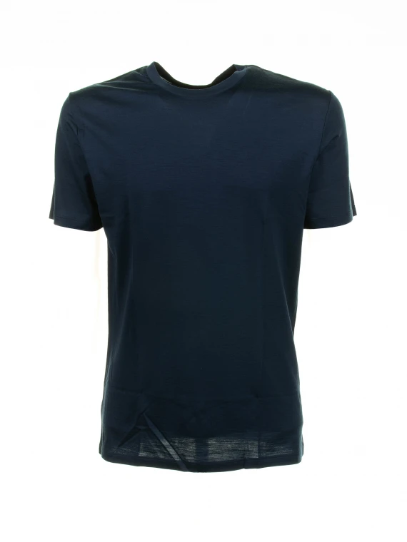 T-shirt blu in lana merino - Taglia XL - ALBENI 1905