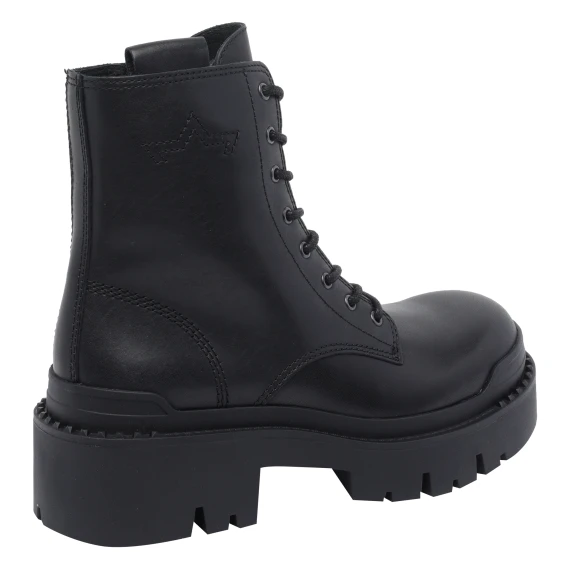 Black ankle boots ash