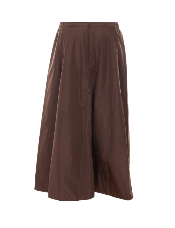 Brown Nylongloss Skirt
