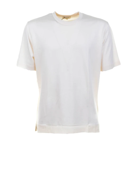 T-shirt bianca in jersey