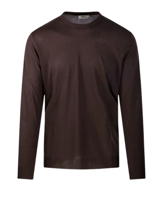 Dark brown lyocell sweater Altea
