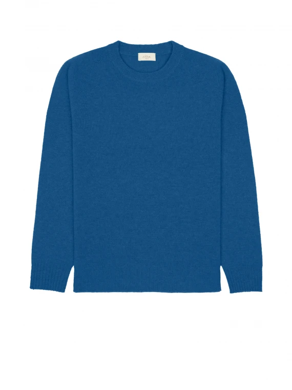 Blue crew neck sweater