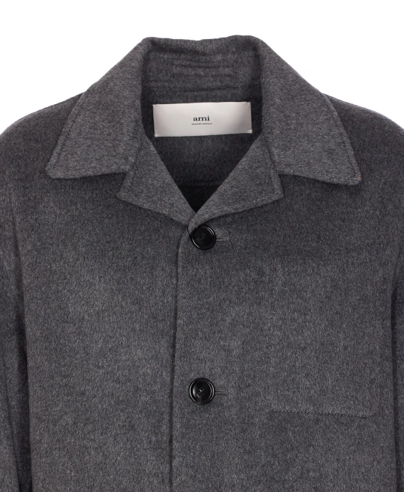Ami Alexandre Matiussi Coats Grey