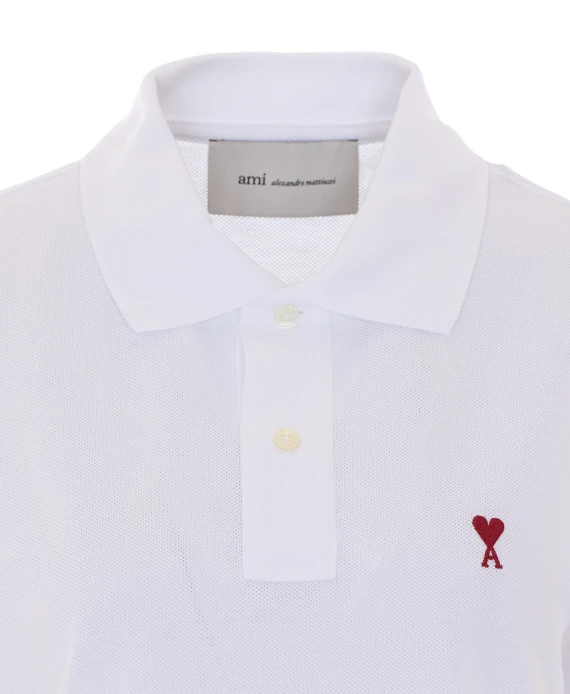 T-shirt e Polo bianco Ami Alexandre Matiussi