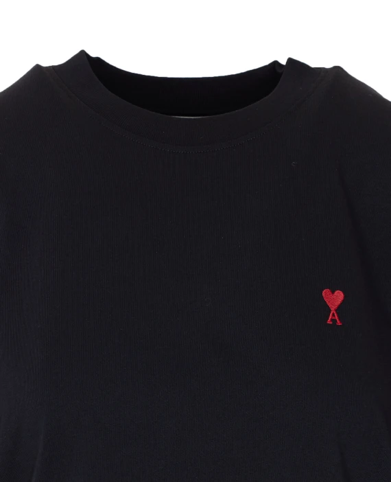 T-shirt e Polo nero Ami Alexandre Matiussi