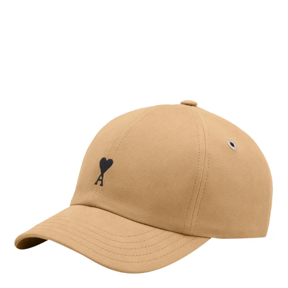 Beige cotton baseball cap Ami Alexandre Matiussi