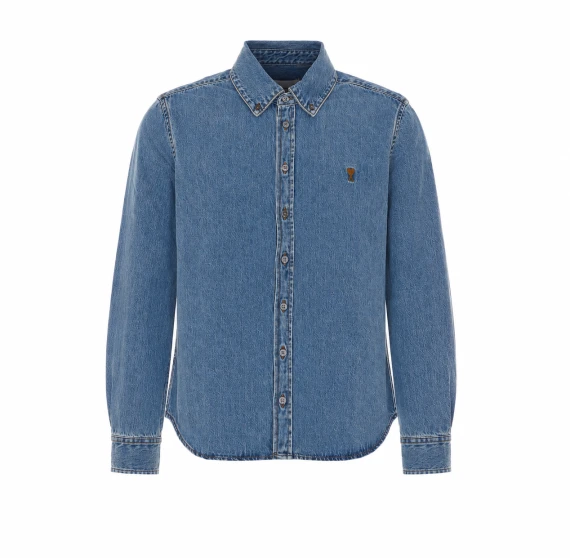 Ami de Coeur Denim Shirt Ami Alexandre Matiussi