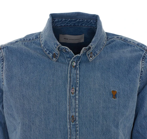 Ami de Coeur Denim Shirt Ami Alexandre Matiussi