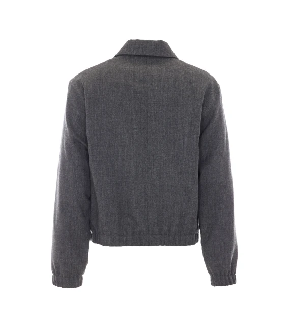 Ami - Alexandre Mattiussi Grey Ami de Coeur Jacket Ami Alexandre Matiussi