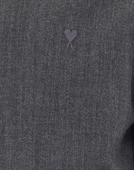 Ami - Alexandre Mattiussi Grey Ami de Coeur Jacket Ami Alexandre Matiussi