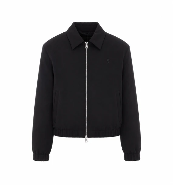 Ami - Alexandre Mattiussi Black Ami de Coeur Jacket Ami Alexandre Matiussi