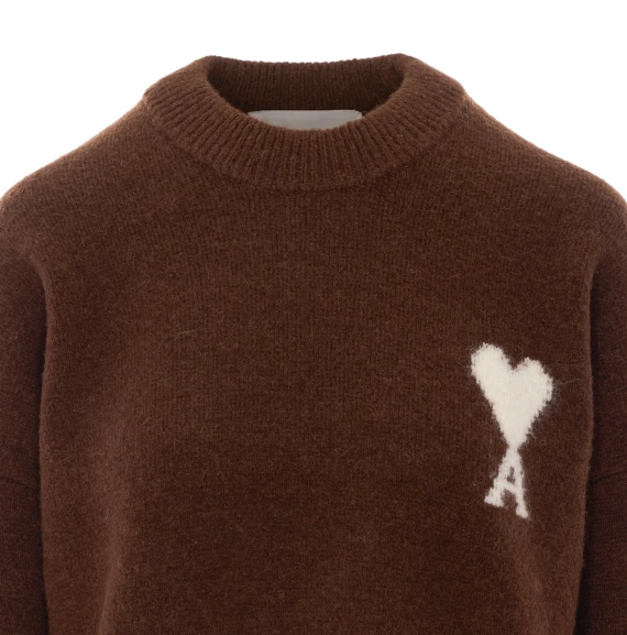 Maglia marrone Ami Alexandre Matiussi