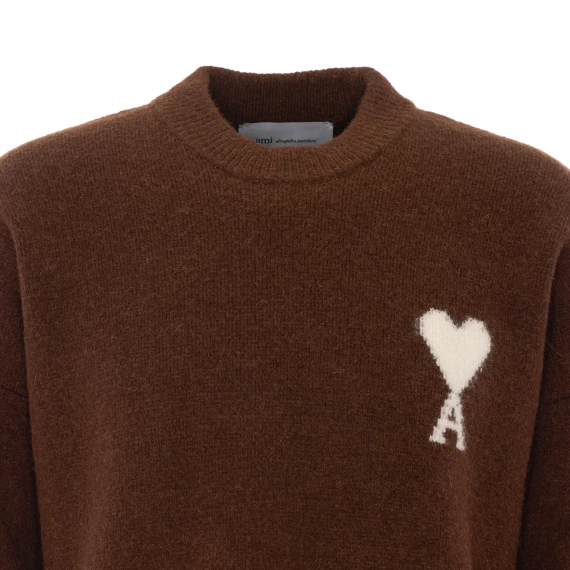 Ami - Alexandre Mattiussi Brown Sweater Ami Alexandre Matiussi