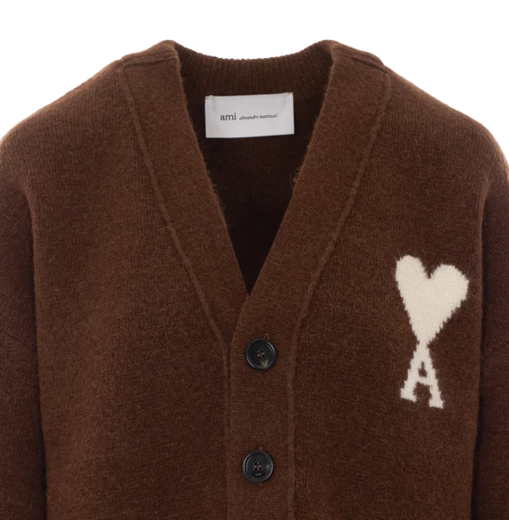 Maglia marrone Ami Alexandre Matiussi