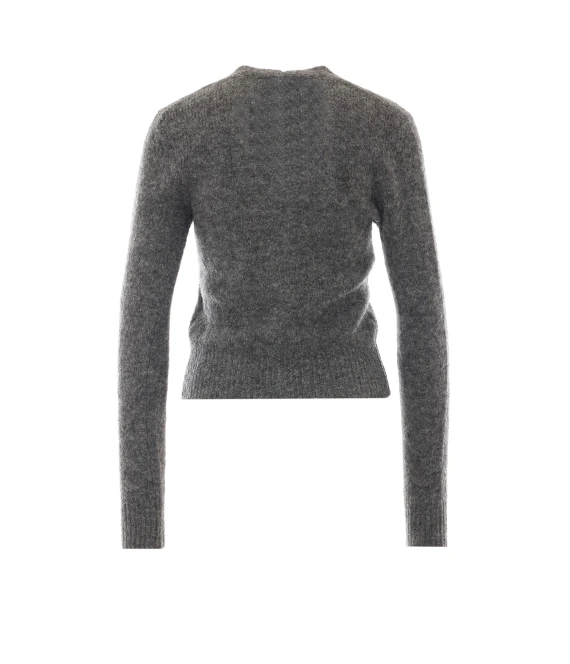 Grey cardigan Ami Alexandre Matiussi
