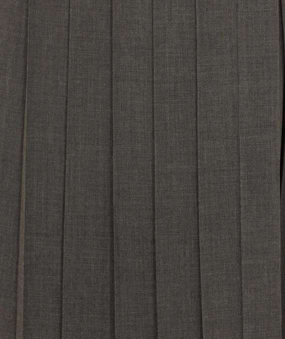 Ami - Alexandre Mattiussi Grey Mini Pleated Skirt Ami Alexandre Matiussi