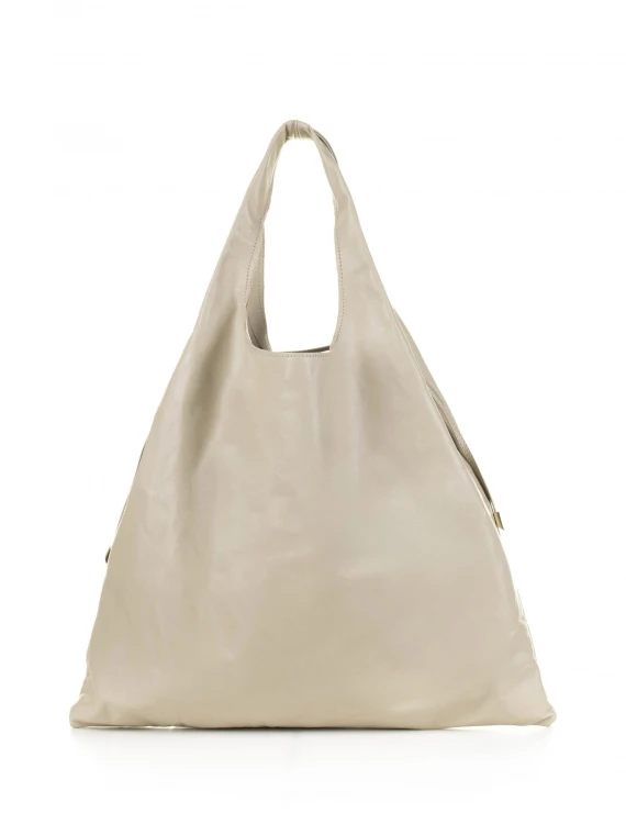 Shopping bag Picasso beige in pelle - Taglia UNI - anita bilardi