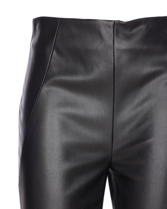 FAUX LEATHER TROMPETTE CARLY PANTS
