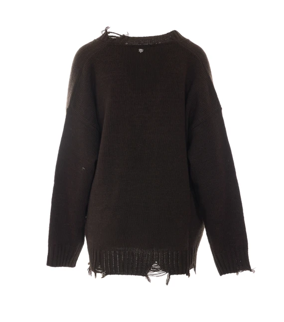Brown Maxi Duke Sweater