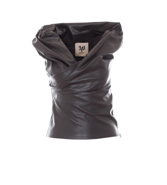 Top marrone Aniye By
