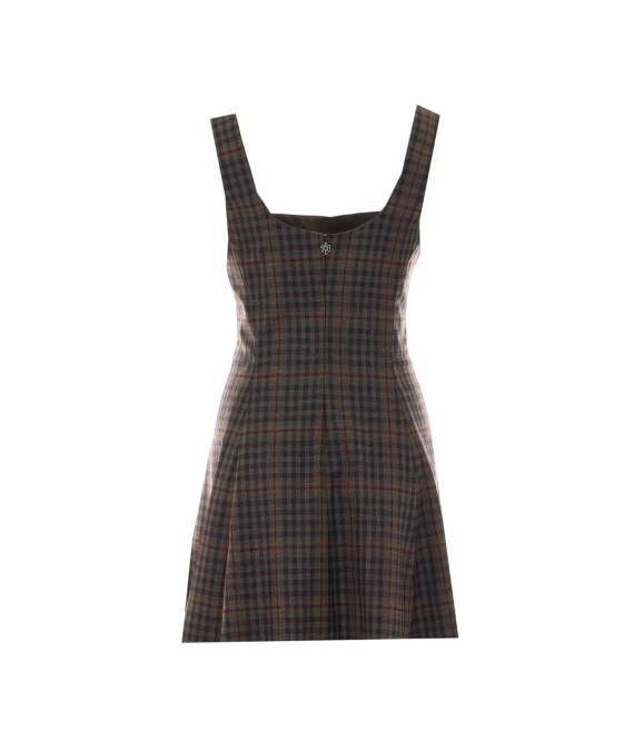 Brown sleeveless mini dress Aniye By