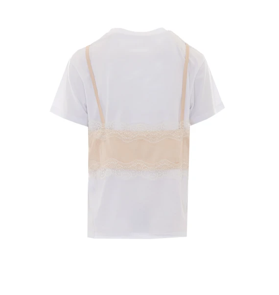 Lila White T-shirt Aniye By