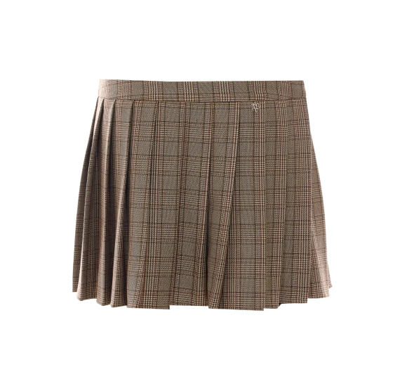 Plaid pleated mini skirt Aniye By