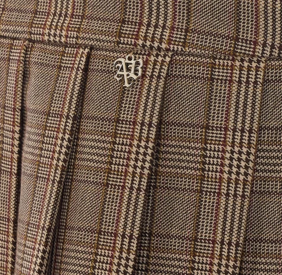 Plaid pleated mini skirt Aniye By