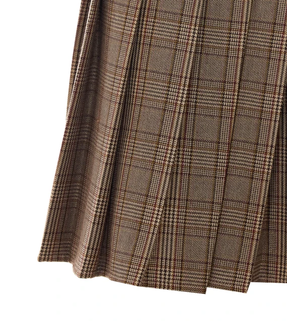 Plaid pleated mini skirt Aniye By