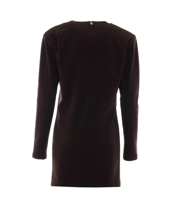 Dark brown short dress Aniye By