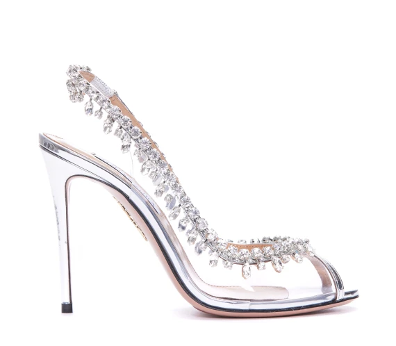 TEMPTATION CRYSTAL PUMP SANDALS
