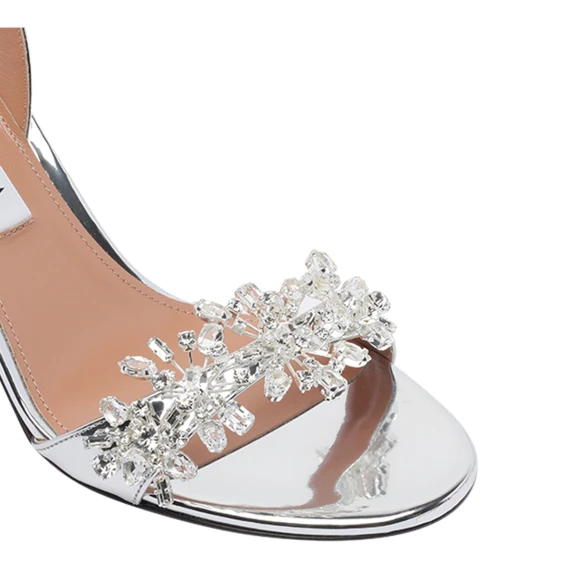 Aquazzura Scarpe con Tacco Argento