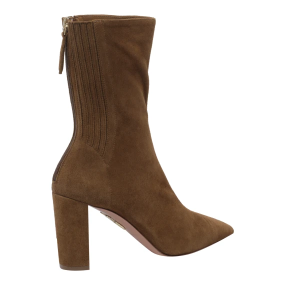 Brown Saint Honoré ankle boots Aquazzura