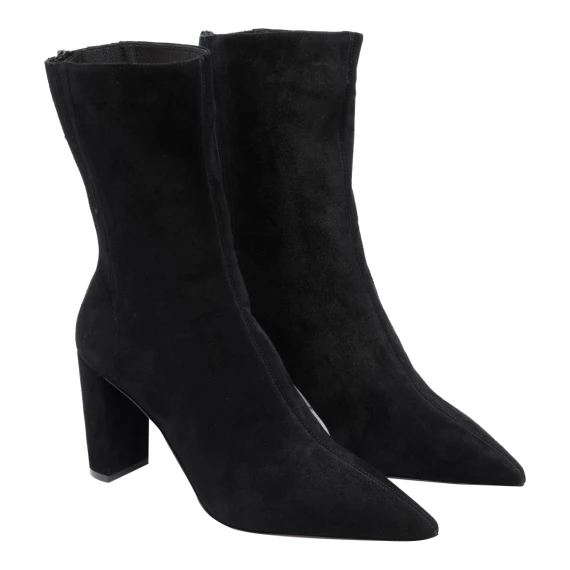 Saint Honore black suede ankle boots Aquazzura