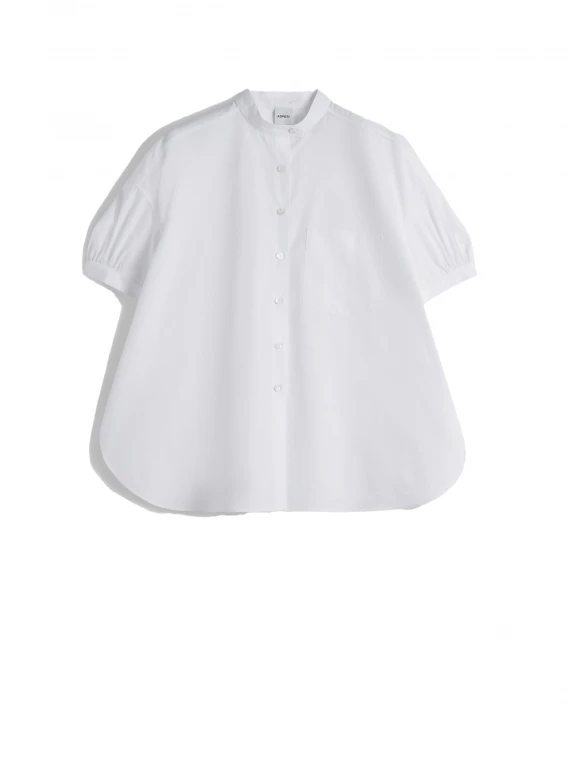 White shirt with short sleeves