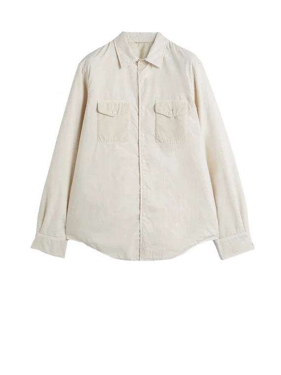 White shirt with double front pocket