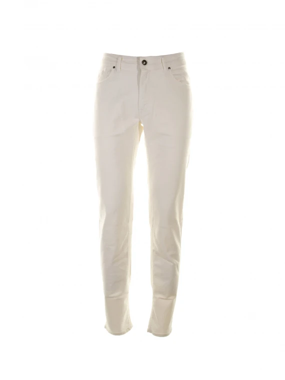 Jeans in white denim