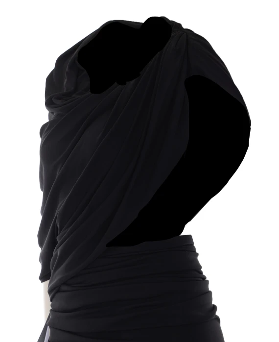 Asymmetrical Long Dress Balenciaga
