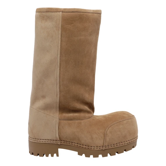 Alaska Fur High Boots Balenciaga