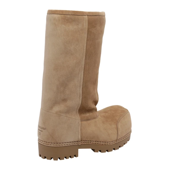 Alaska Fur High Boots Balenciaga
