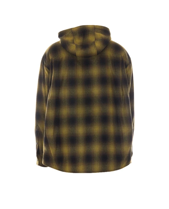 Green wool-blend overshirt Balenciaga