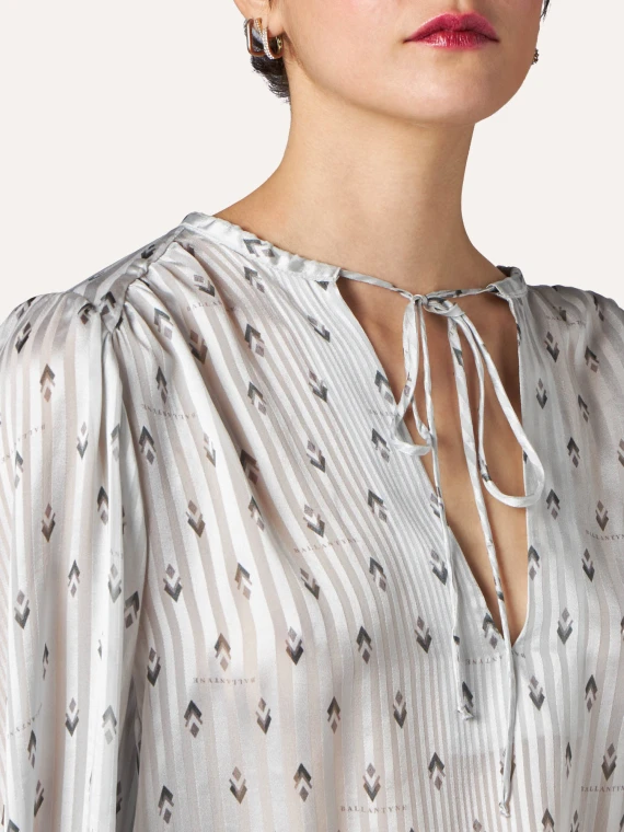 CAMICIA SETA CON DIAMONDS