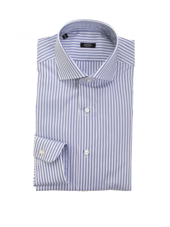 Camicia a maniche lunghe a righe - Taglia 39 - Barba