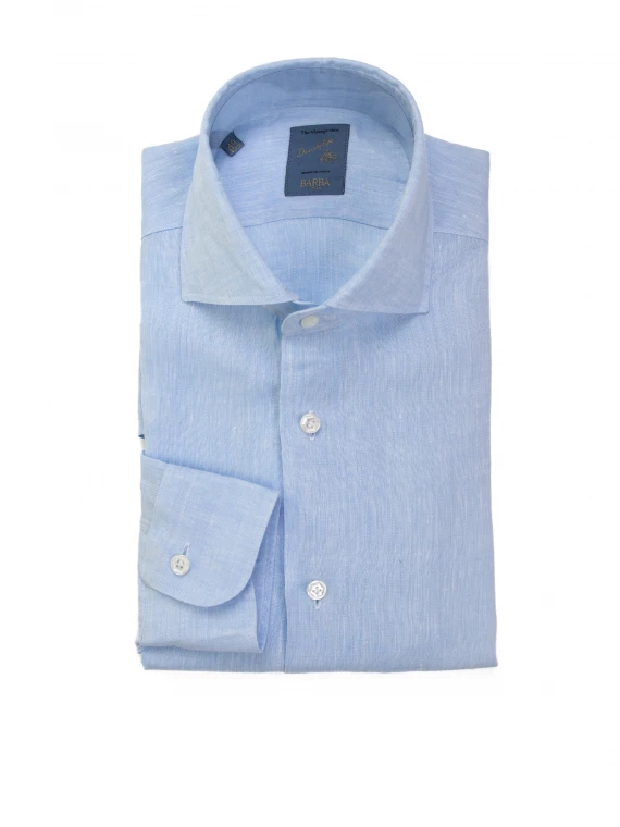 Light blue long-sleeved shirt