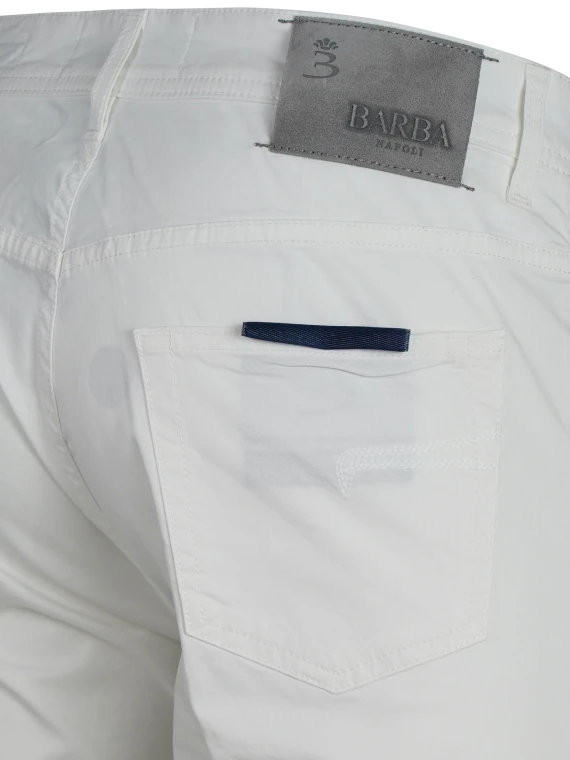 Barba Napoli Jeans White