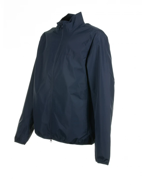 Navy blue jacket with zip