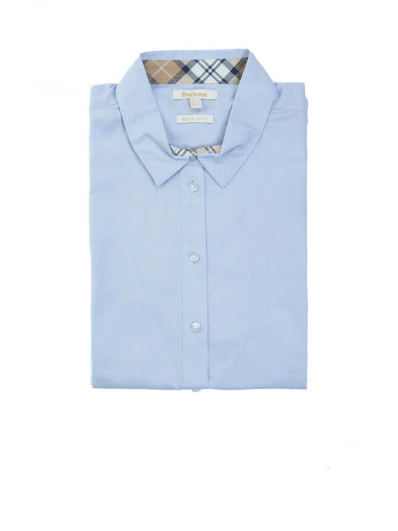 Camicia Derwent azzurra - Taglia 14 - BARBOUR